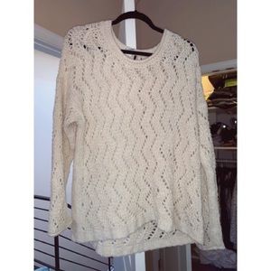 Anthropologie off-white sweater